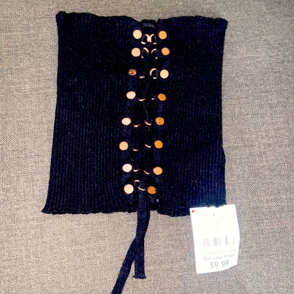 Blk S junior tube top